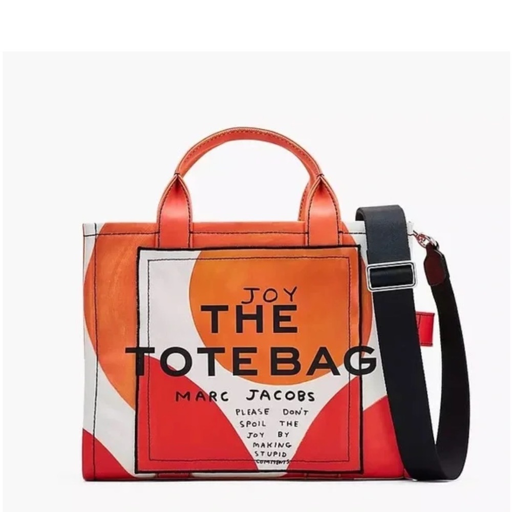 SOLD OUT Marc Jacobs Vibrant Orange and Red Tote - JOY